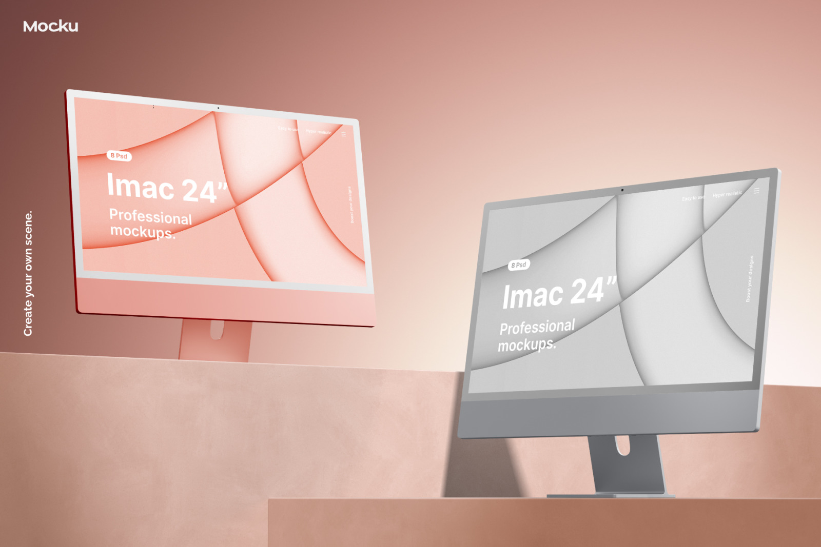 iMac 24" - Mockups Pack iMac 24" - Mockups Pack