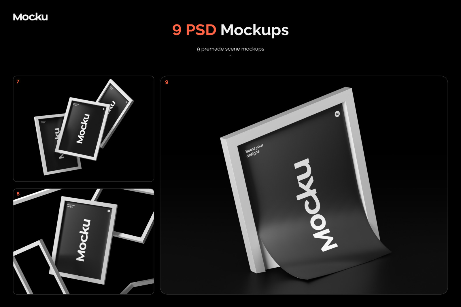 Art Gallery - Frame Mockups Art Gallery - Frame Mockups
