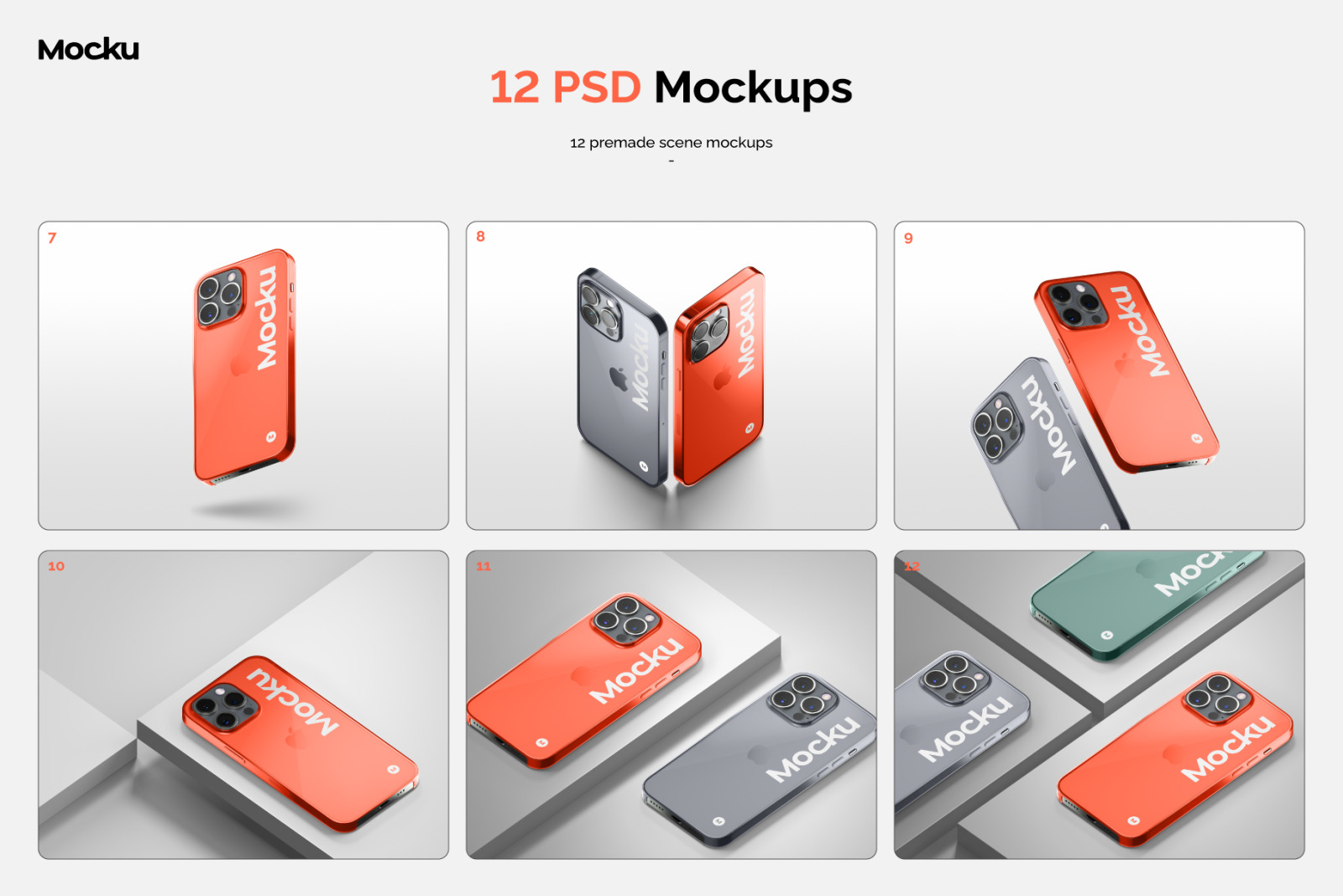 Iphone Cases Mockups Vol.01