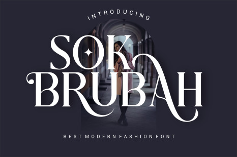 Sok Brubah Font - Beautiful