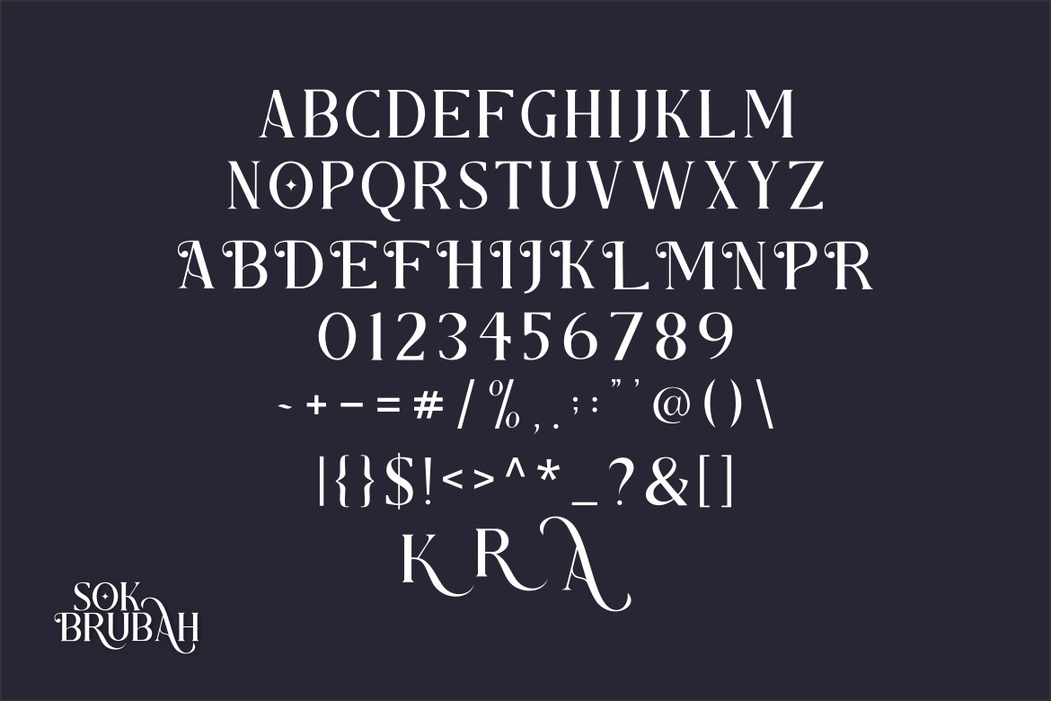 Sok Brubah Font Sok Brubah Font