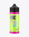 120ml Glossy Plastic Dropper Bottle Mockup