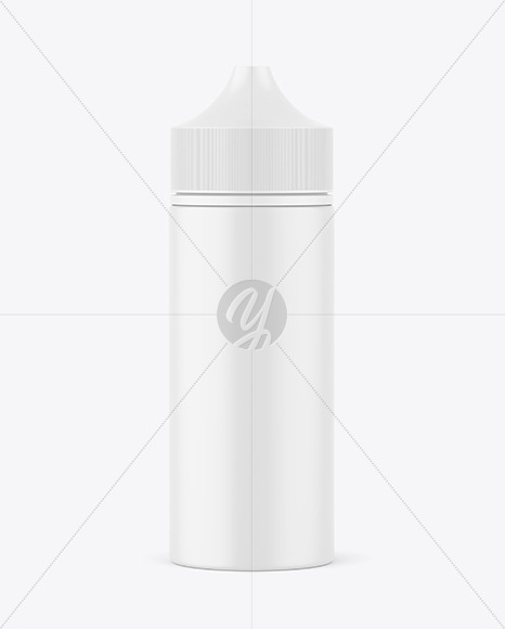 120ml Matte Plastic Dropper Bottle Mockup