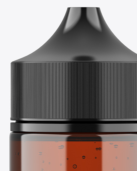 120ml Amber Glass Dropper Bottle Mockup