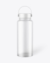 Frosted Water Bottle Mockup