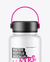 Frosted Water Bottle Mockup