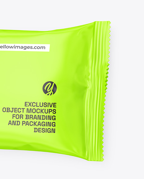 Matte Snack Package Mockup