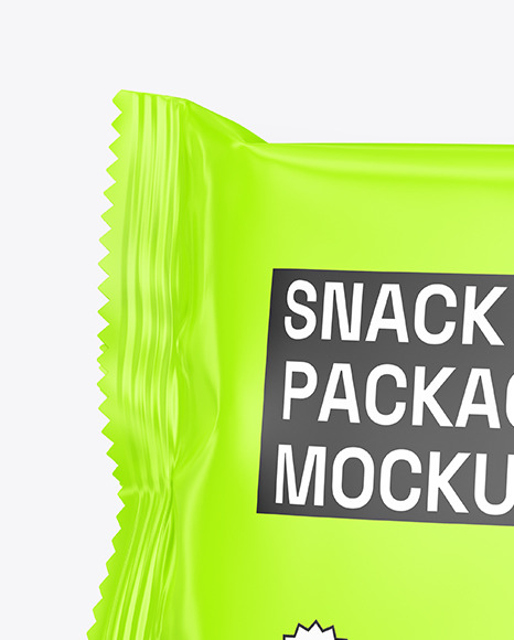 Matte Snack Package Mockup