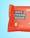 Matte Snack Package Mockup