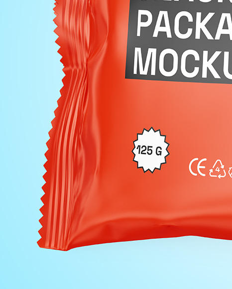 Matte Snack Package Mockup