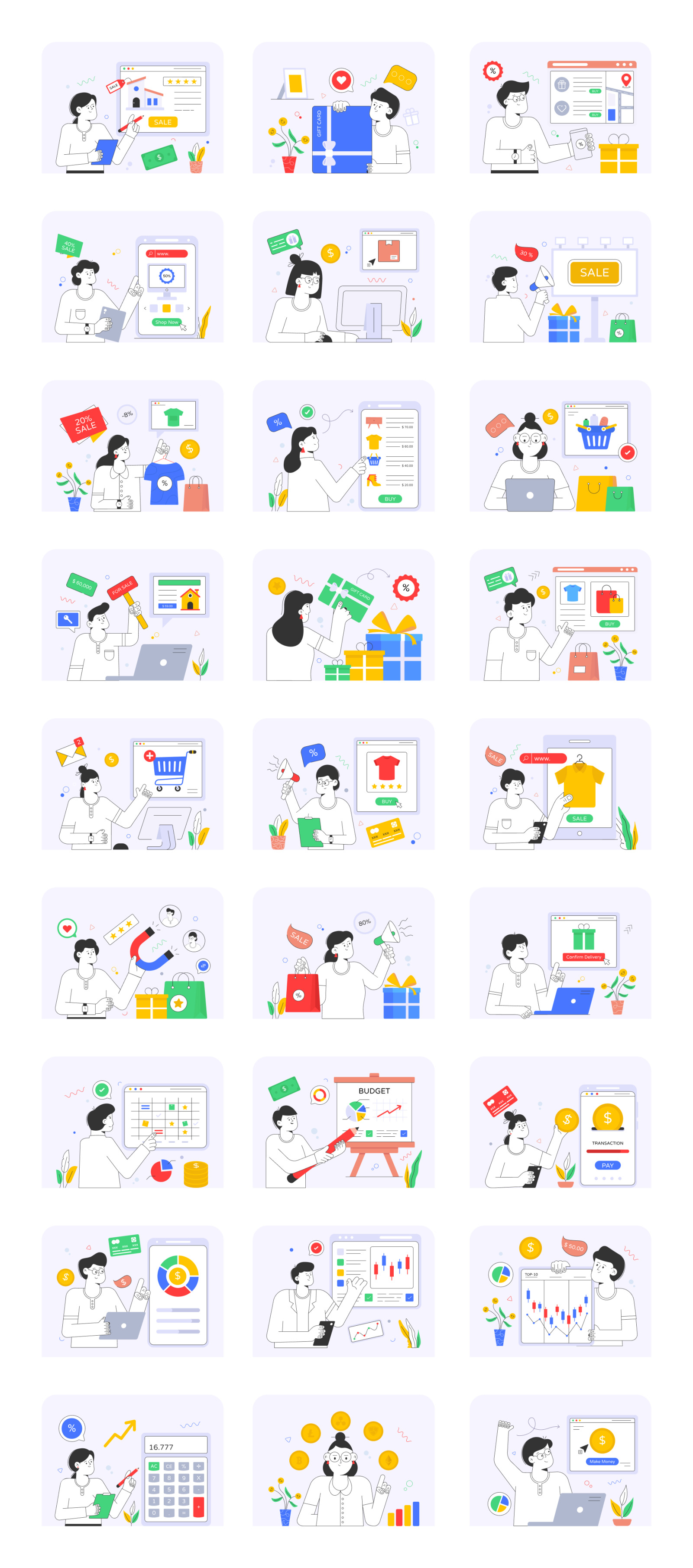 Flat Artwork Illustrations Flat Artwork Illustrations