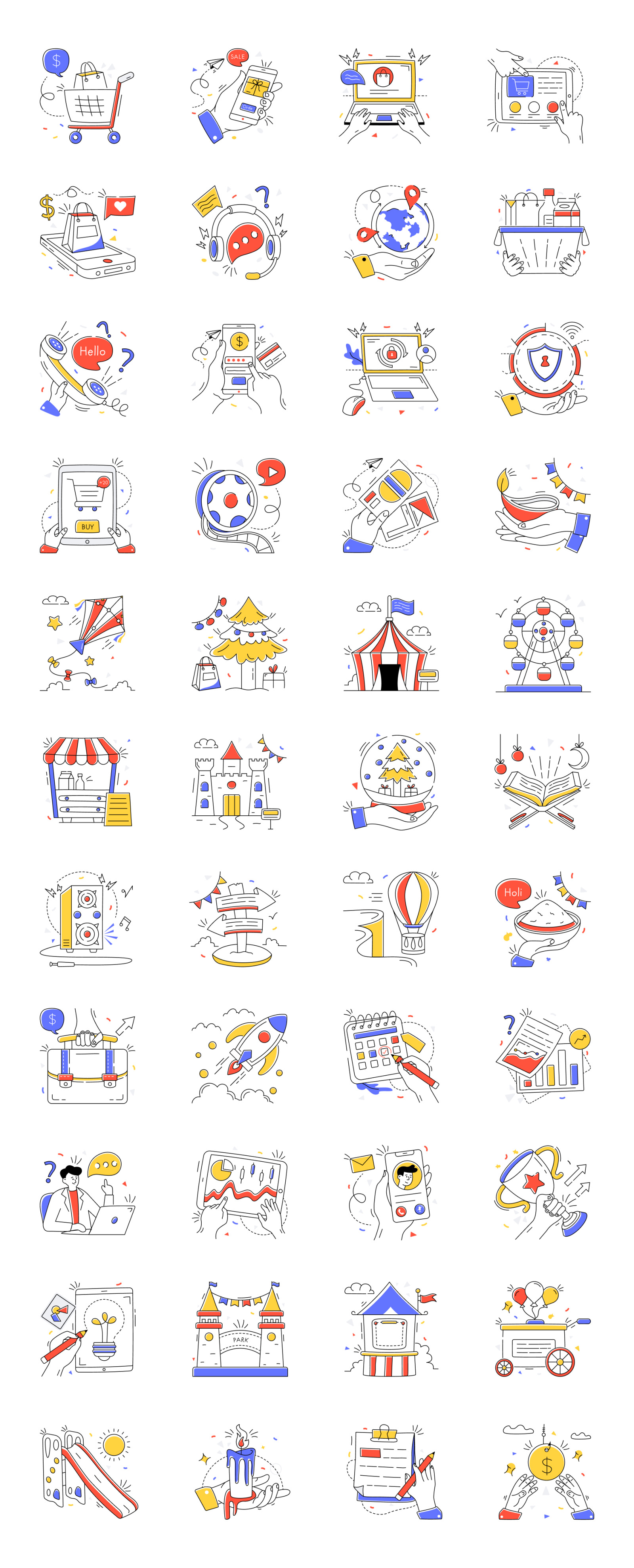 85 Animated Aesthetic Illustrations