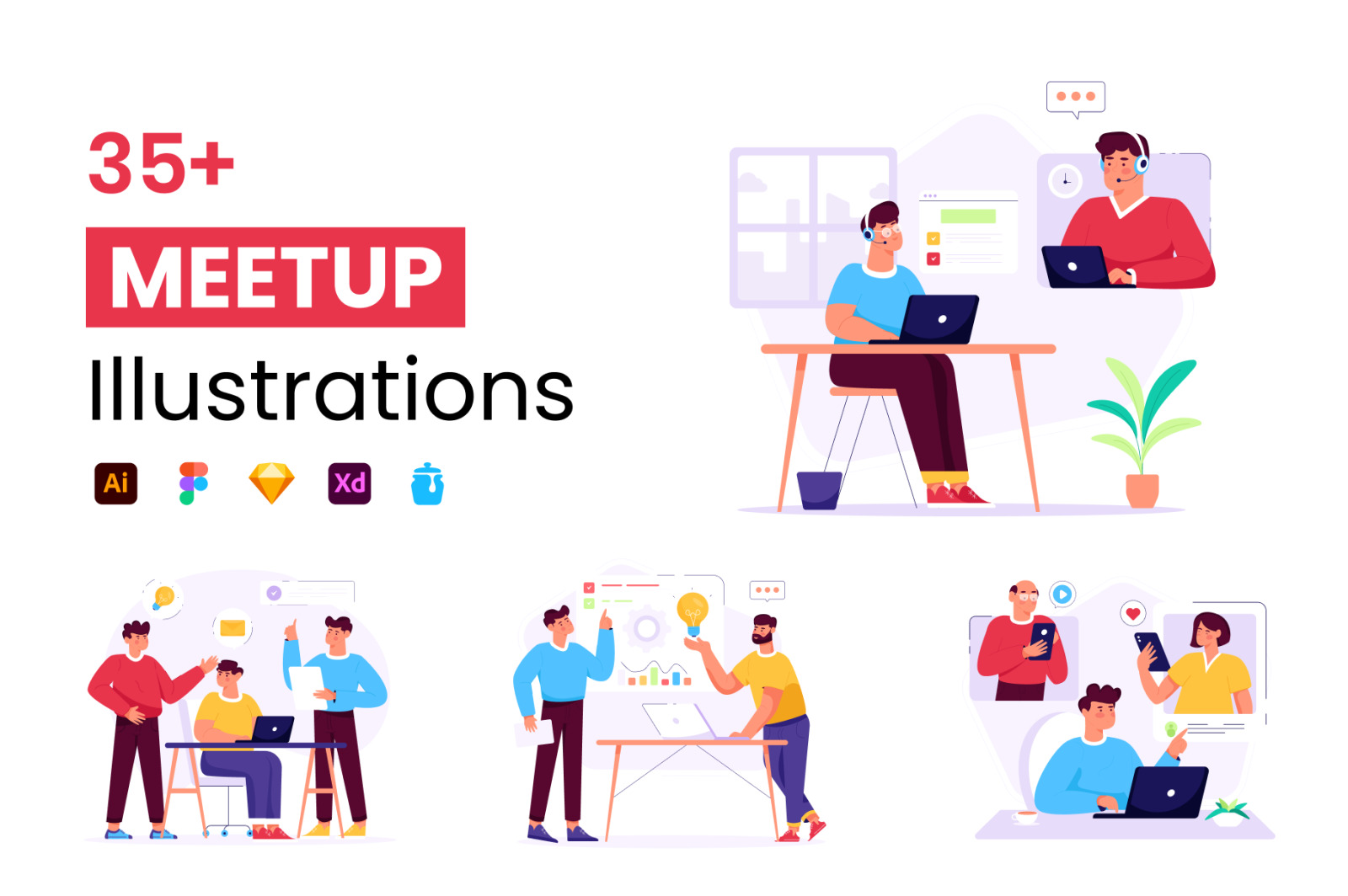 Meetup Illustrations