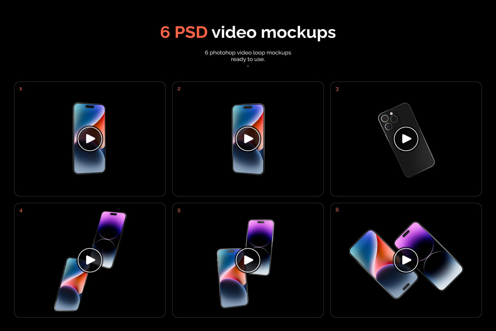 Iphone 14 Pro - Video Mockups