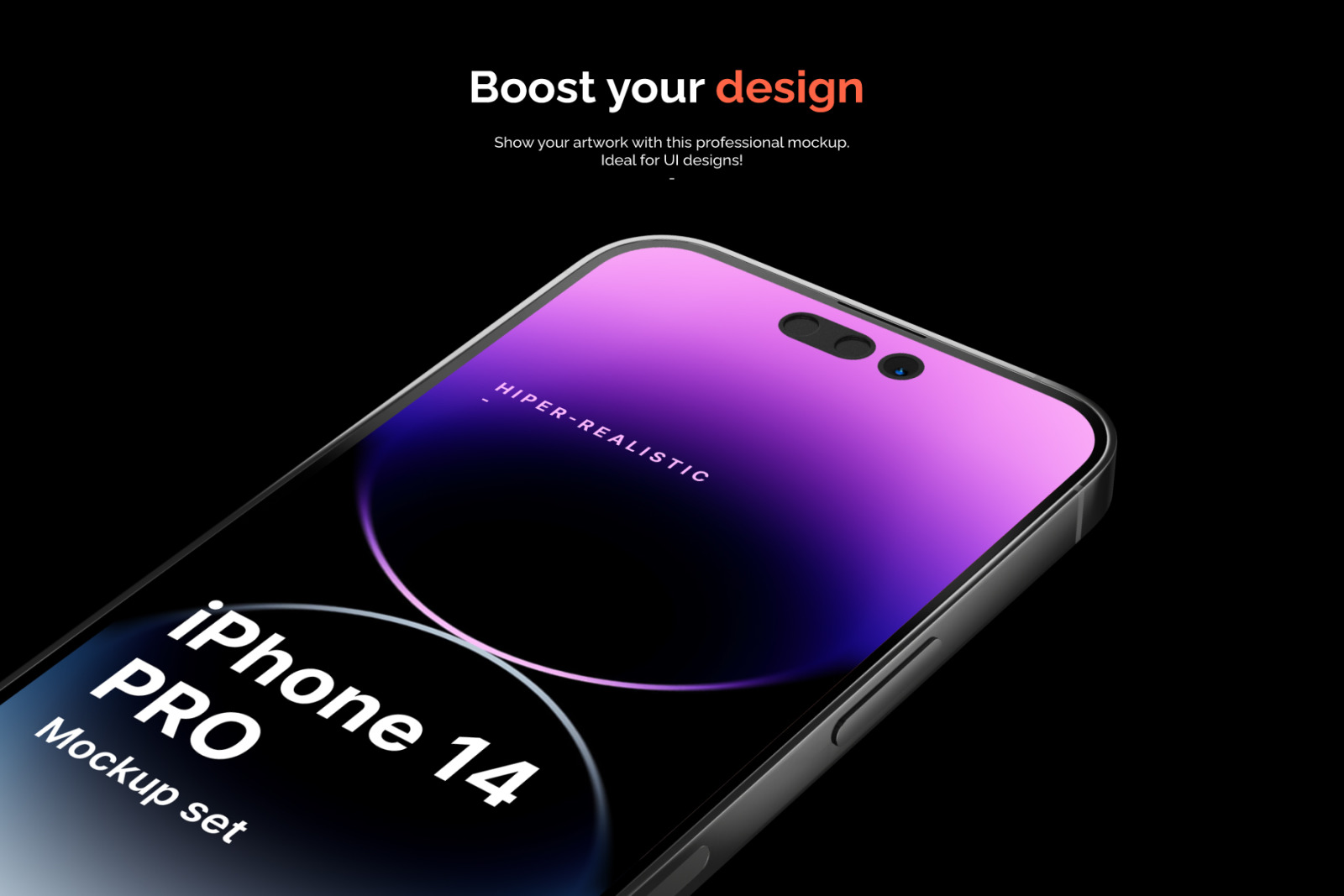 Iphone 14 Pro Mockups + Scene Creator