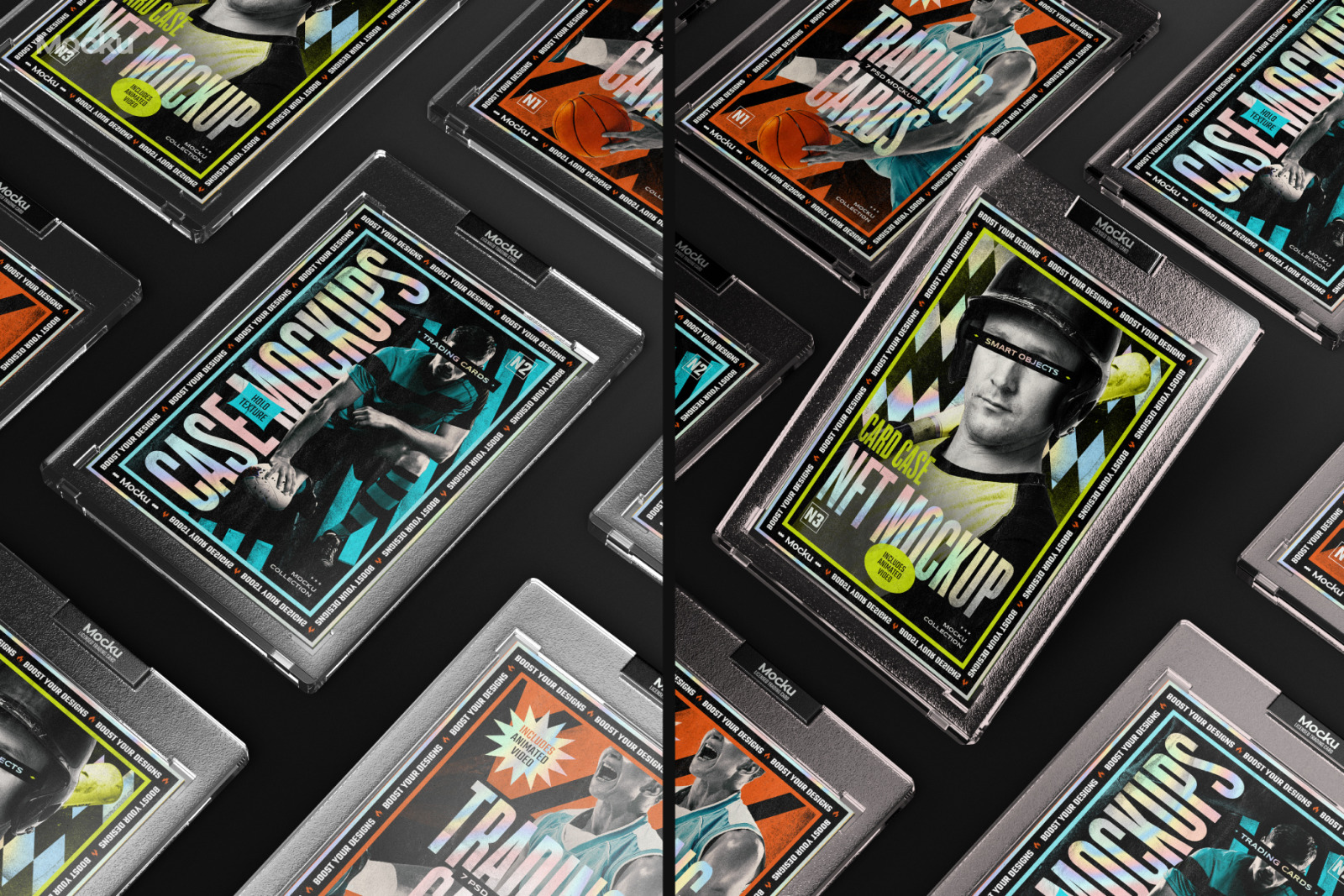 Trading Cards Mockups