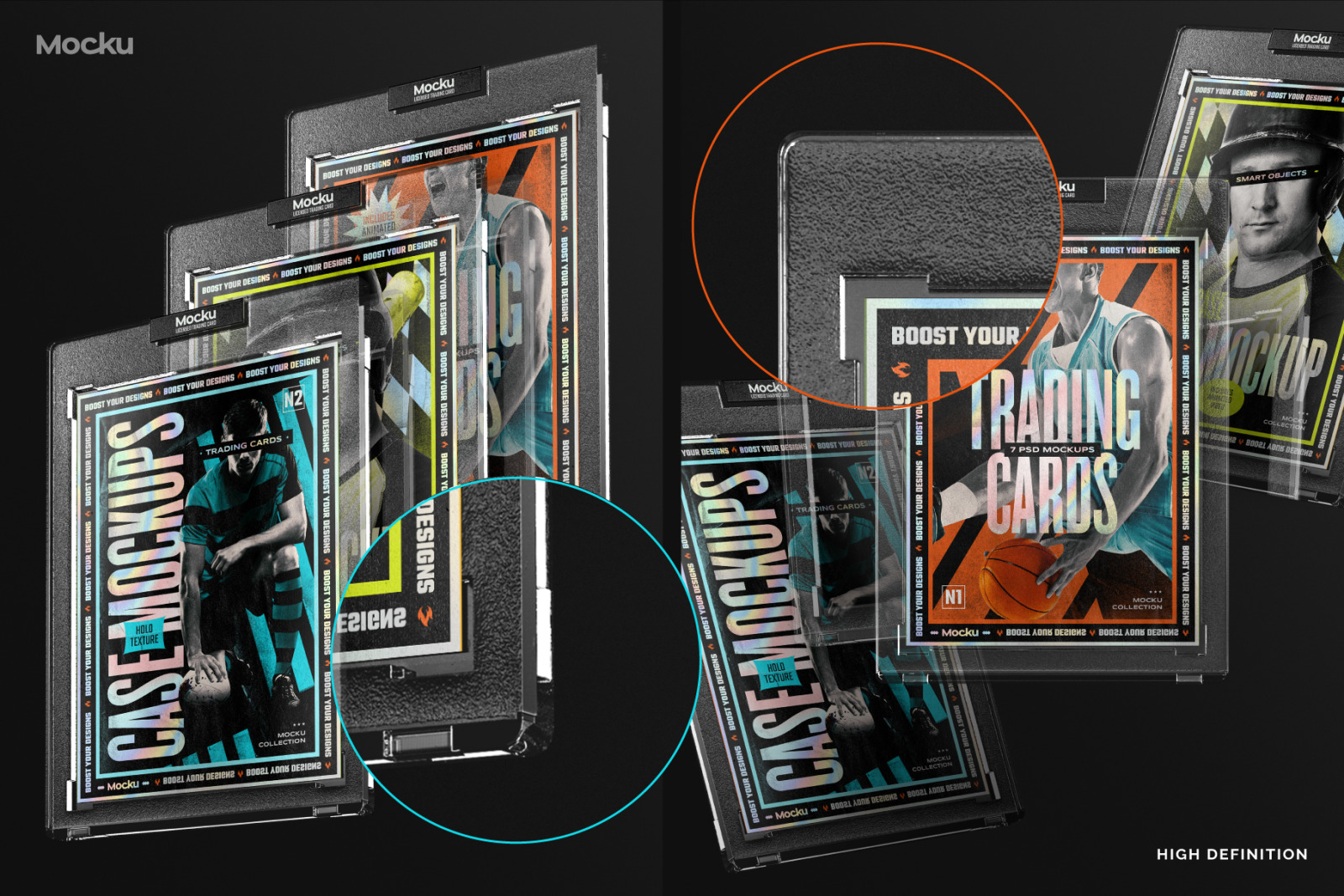 Trading Cards Mockups Trading Cards Mockups