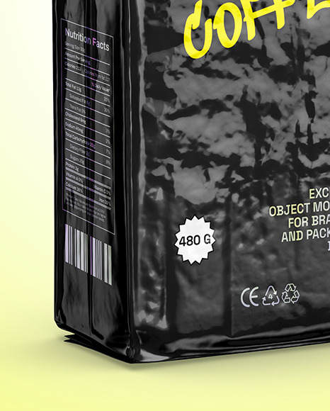 Holographic Vacuum Food Package Mockup