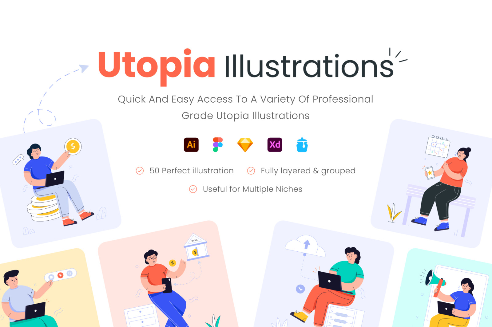 50 Utopia Illustrations