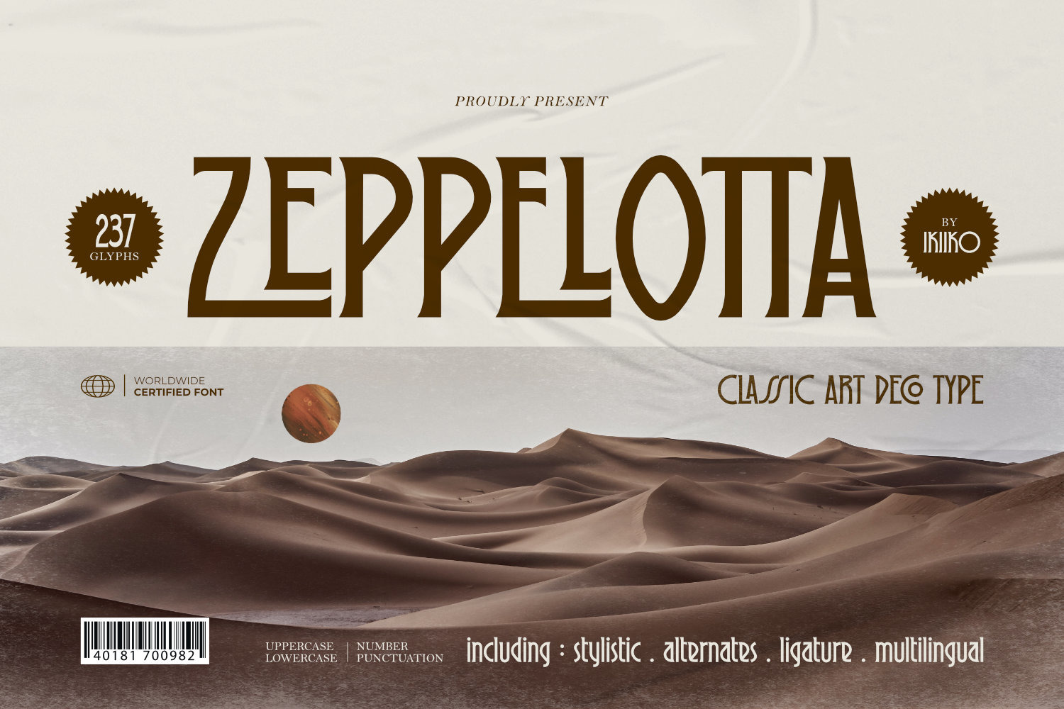 Zeppelotta - Classic Art Deco Type Zeppelotta - Classic Art Deco Type