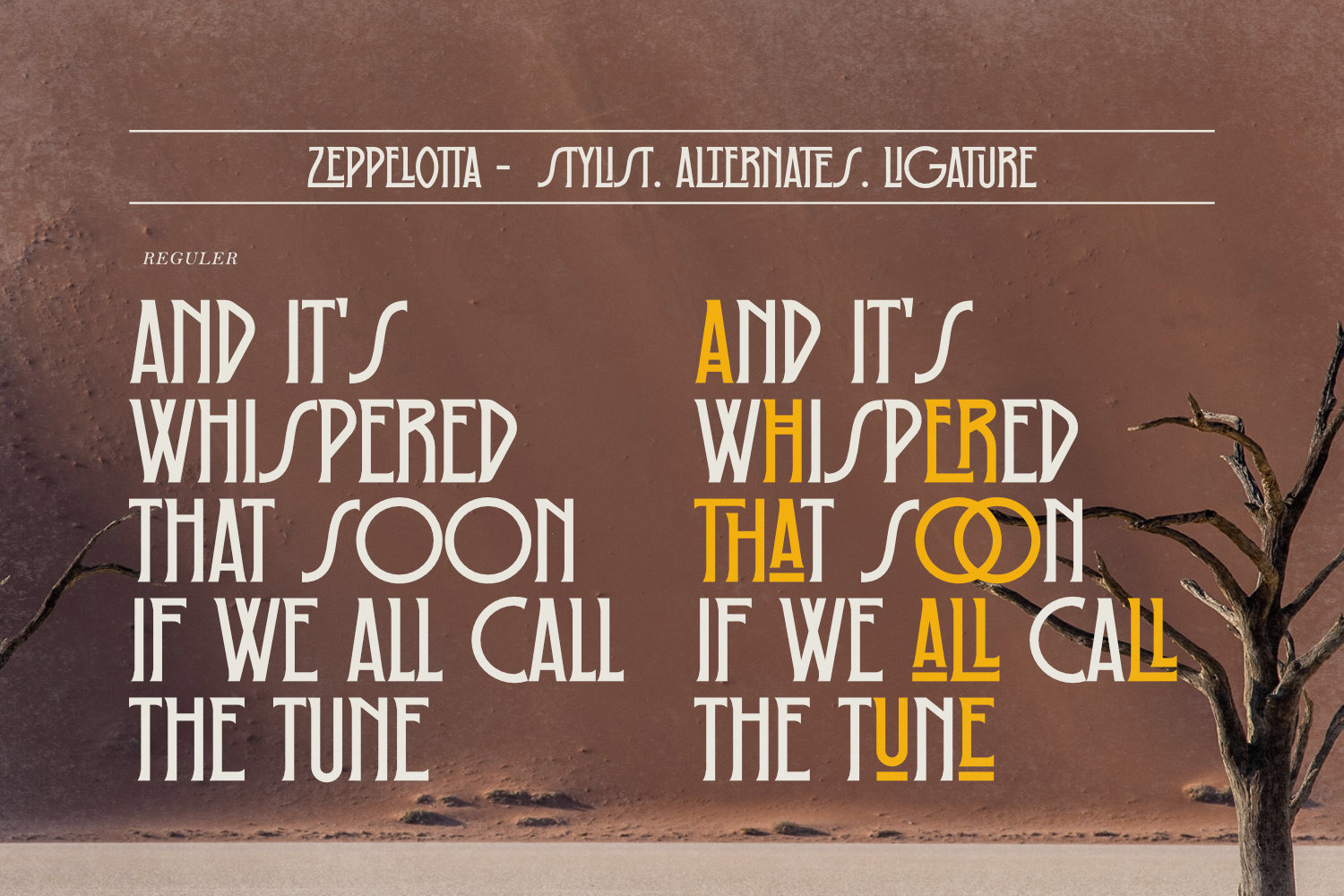 Zeppelotta - Classic Art Deco Type Zeppelotta - Classic Art Deco Type