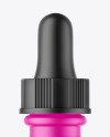 Matte Plastic Dropper Bottle Mockup