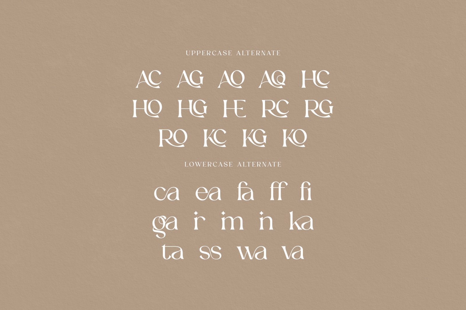 Ligakare Modern Serif Ligakare Modern Serif