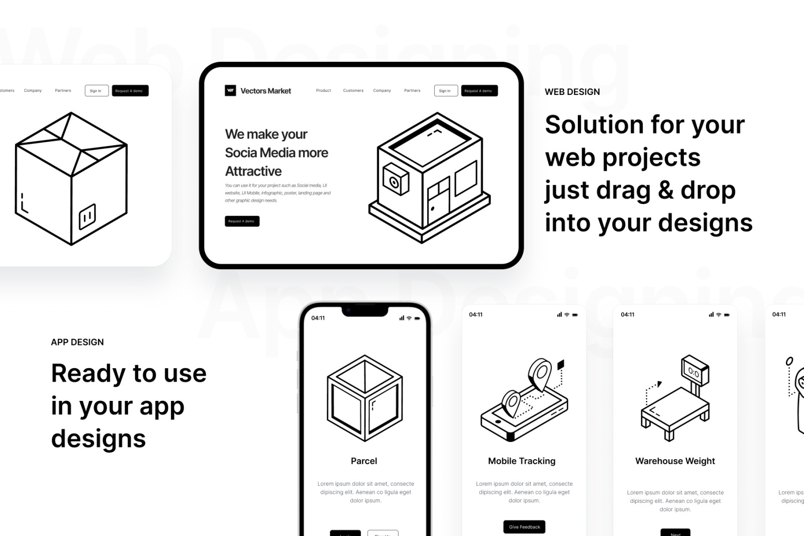 Animated Delivery Icon Set Animated Delivery Icon Set