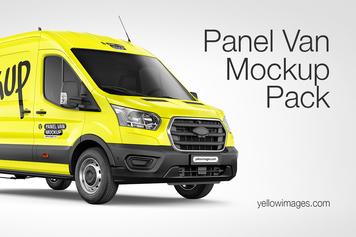 Panel Van Mockup Pack