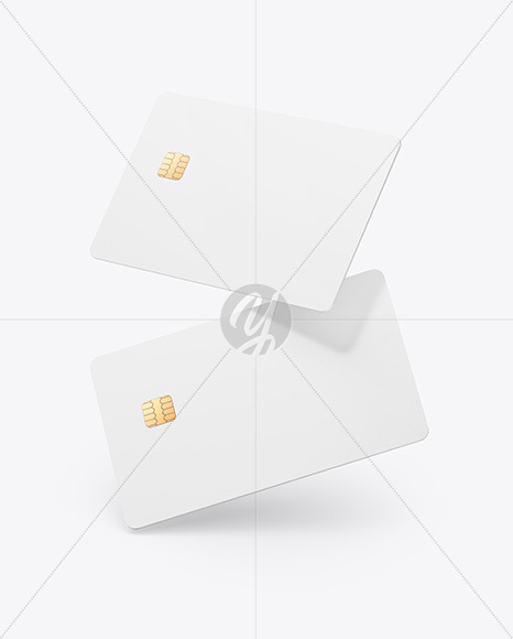 Two Credit Cards Mockup