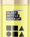 Glass Cosmetic Bottle Mockup