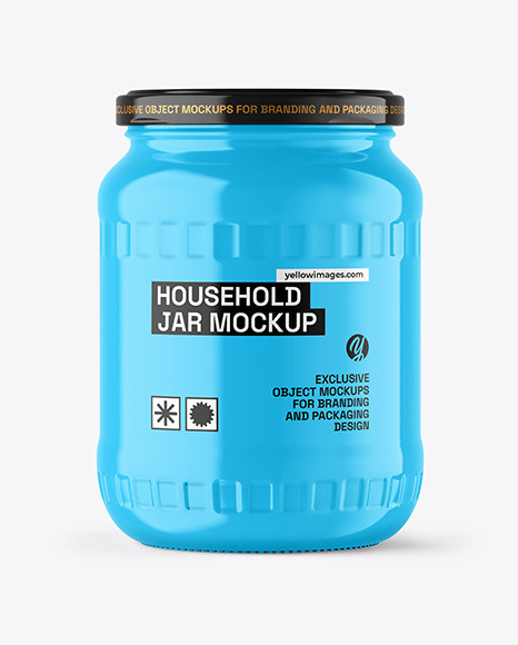 Glossy Jar Mockup