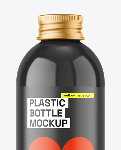 Glossy Plastic Bottle Mockup Glossy Plastic Bottle Mockup