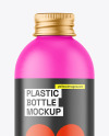 Matte Plastic Bottle Mockup