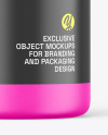 Matte Plastic Bottle Mockup