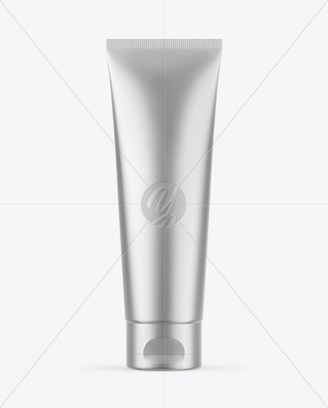 Matte Metallic Cosmetic Tube Mockup