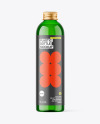 Green Plastic Bottle Mockup