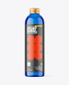 Blue Plastic Bottle Mockup Blue Plastic Bottle Mockup