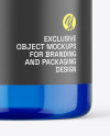 Blue Plastic Bottle Mockup Blue Plastic Bottle Mockup