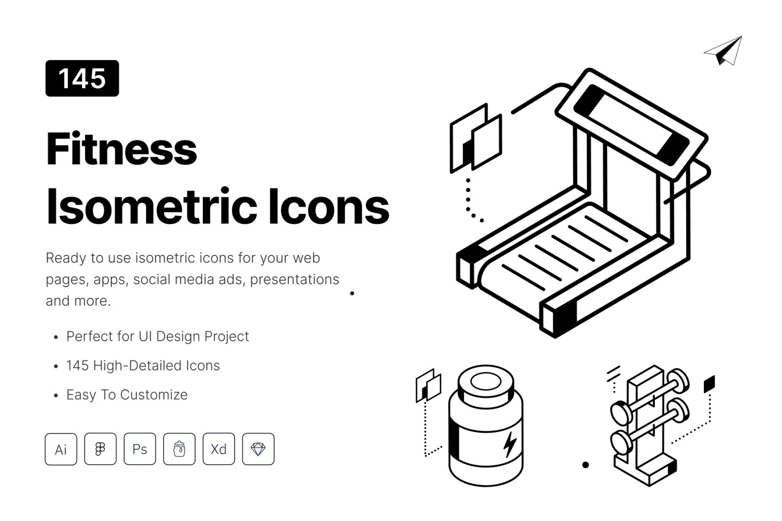 Isometric Fitness Icons