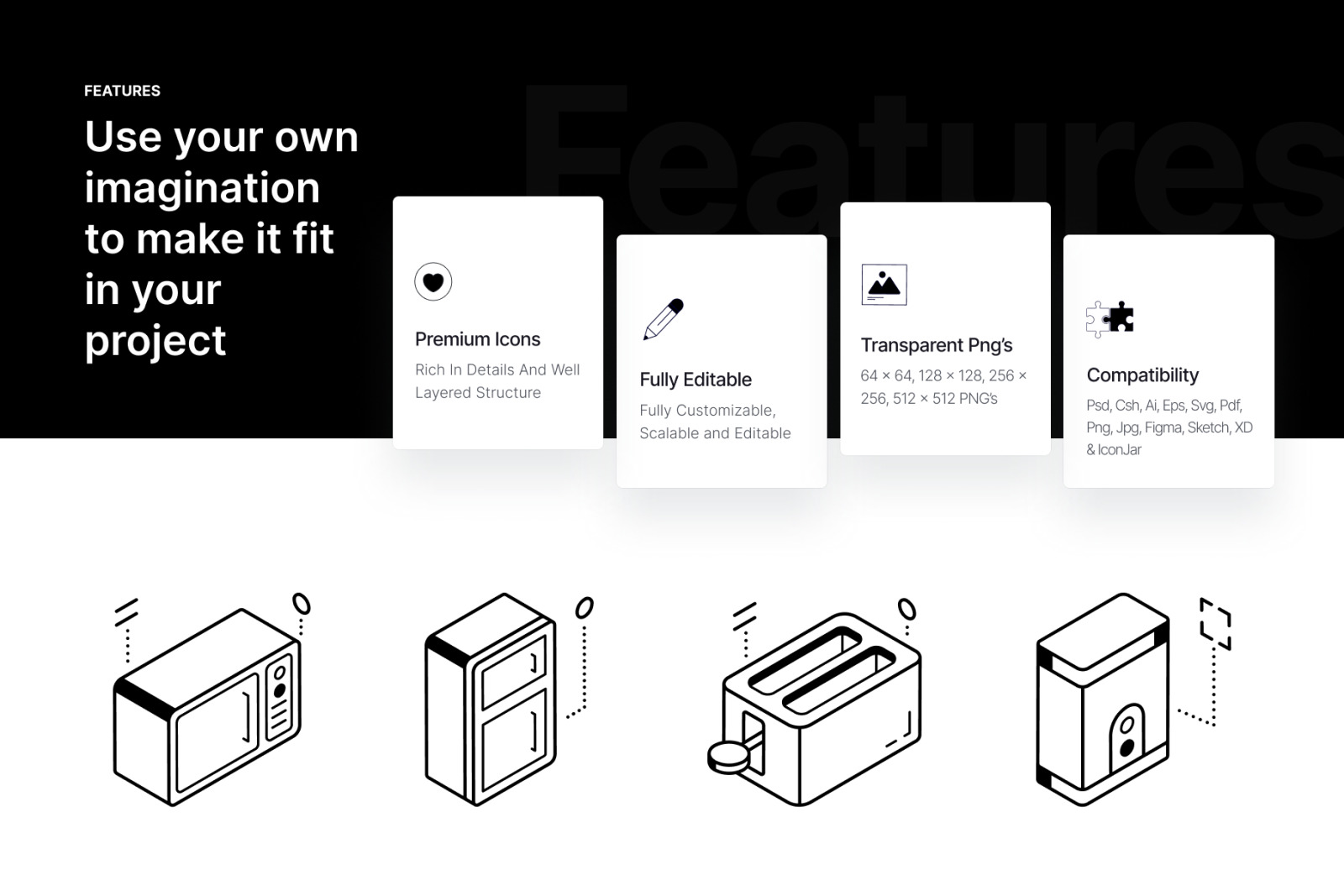 Isometric Housekeeping Icons