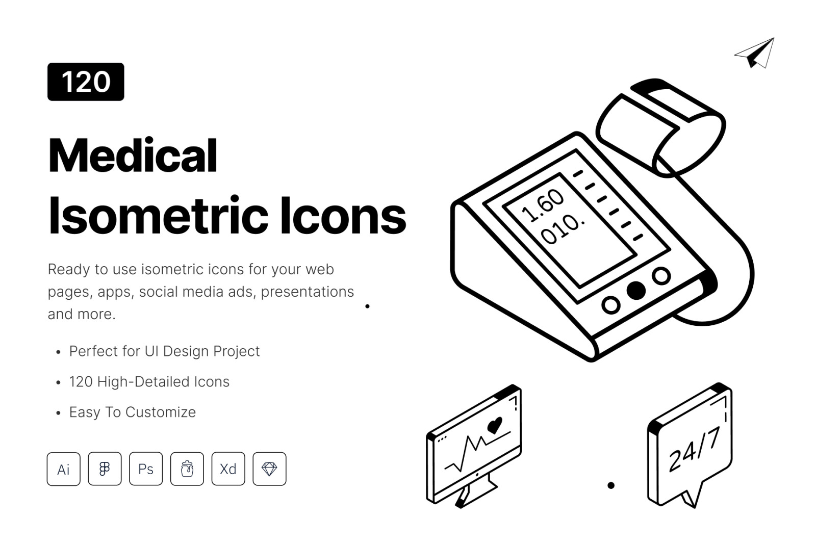 Isometric Medical Icons