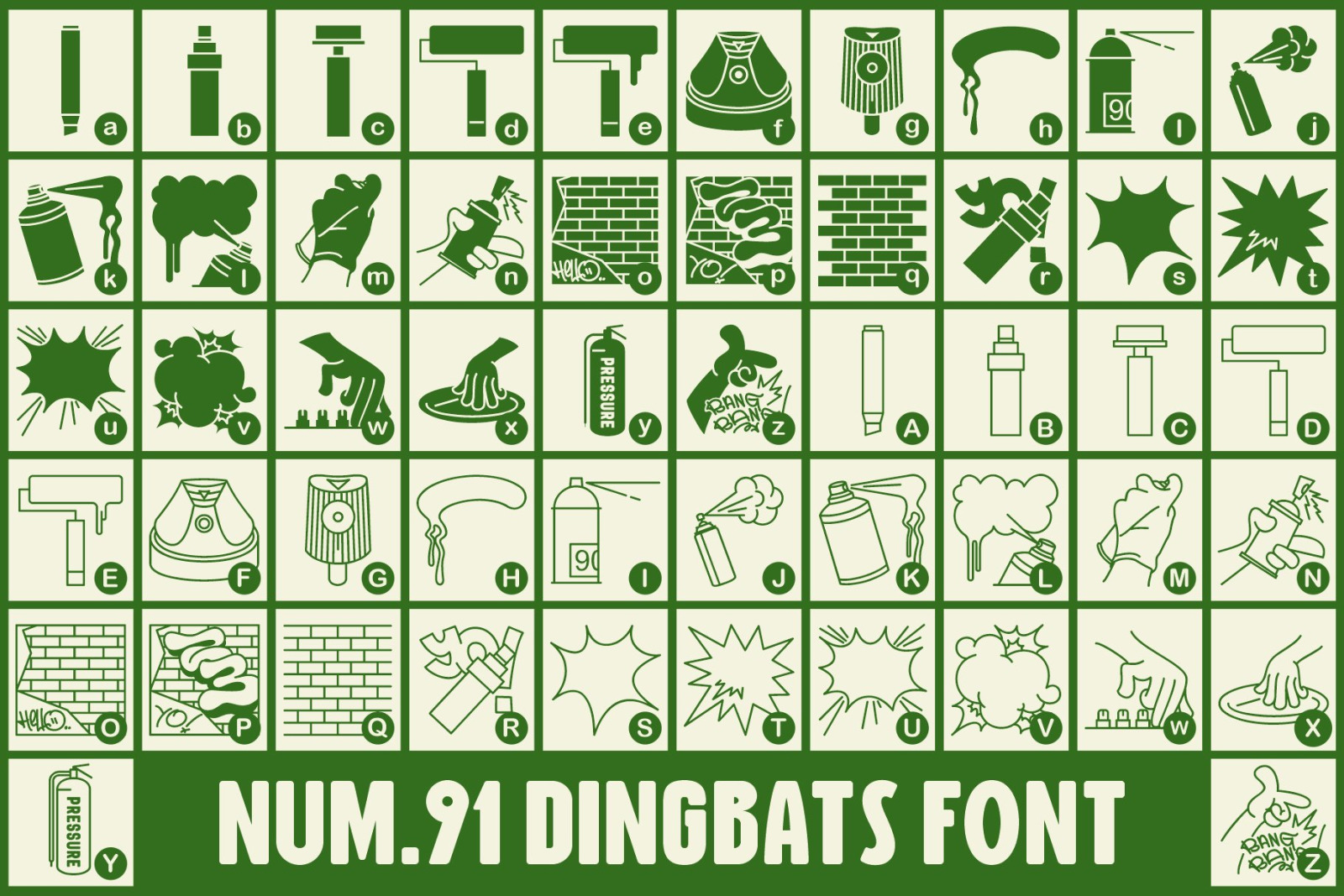 Num.91 Font