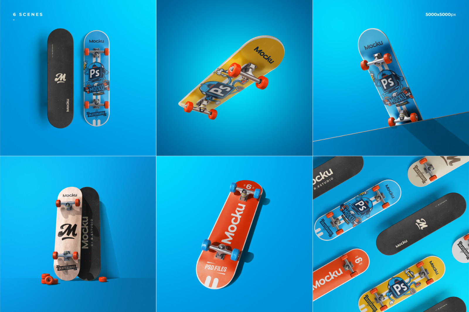 Skate Mockups Pack Skate Mockups Pack
