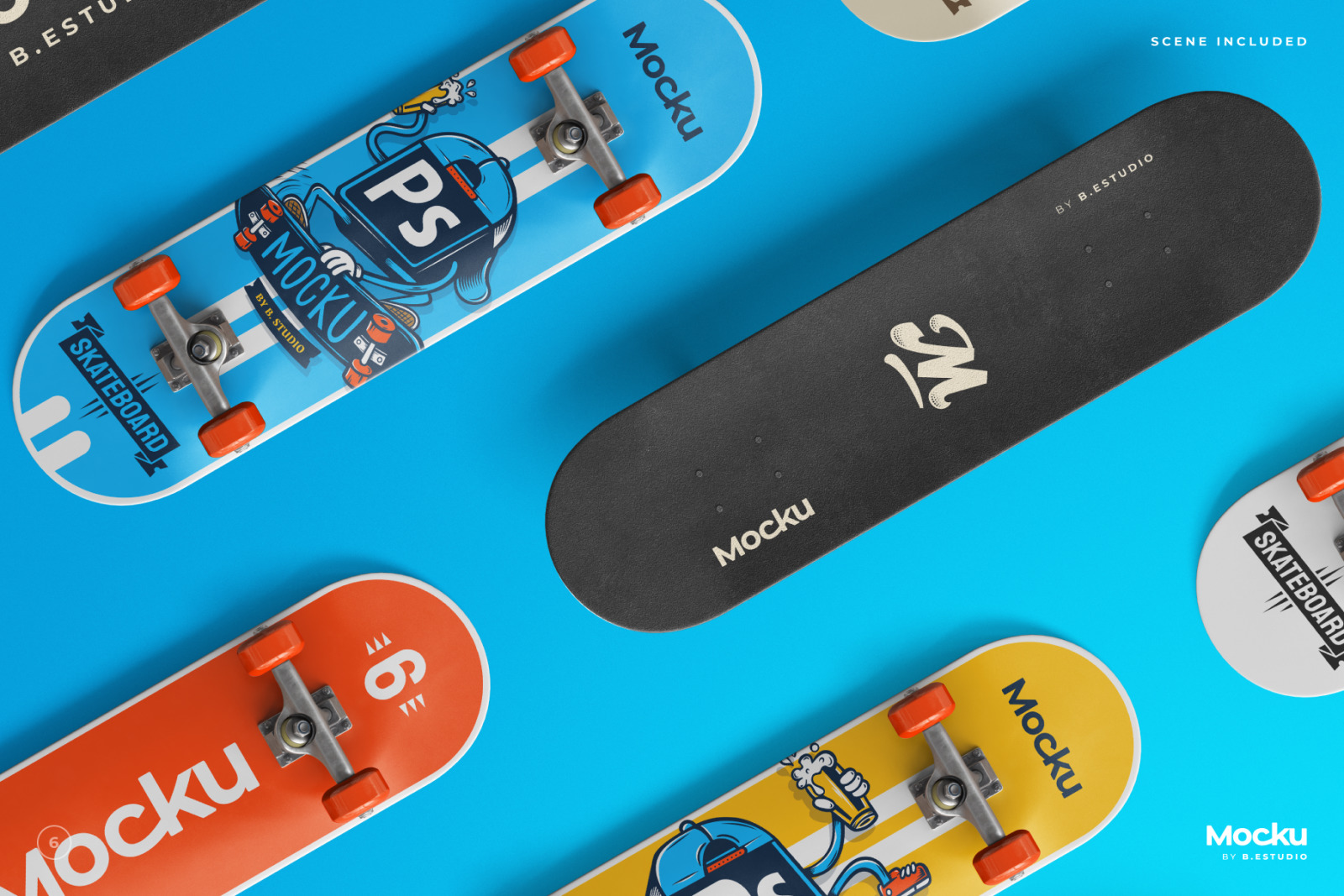 Skate Mockups Pack Skate Mockups Pack