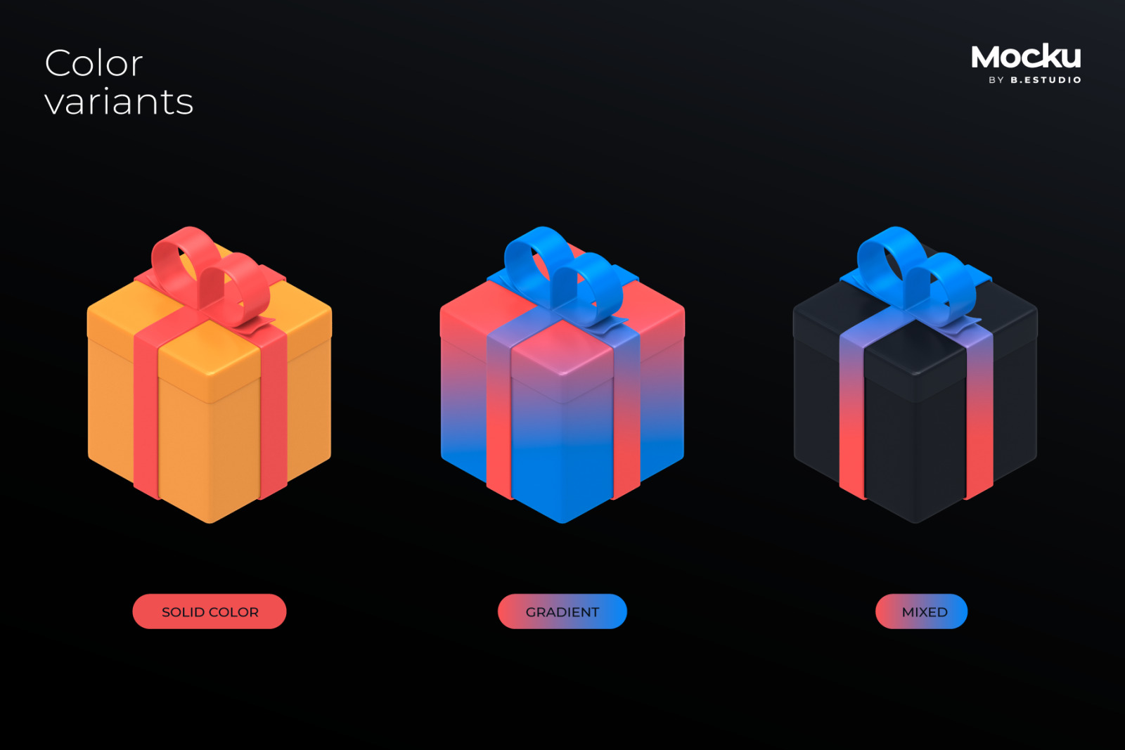 E-Commerce Editable 3D icons