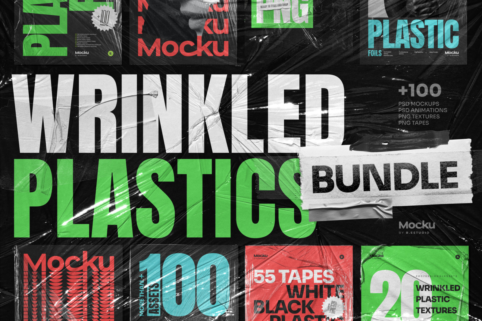 Plastic Foil Mockups & Textures Plastic Foil Mockups & Textures