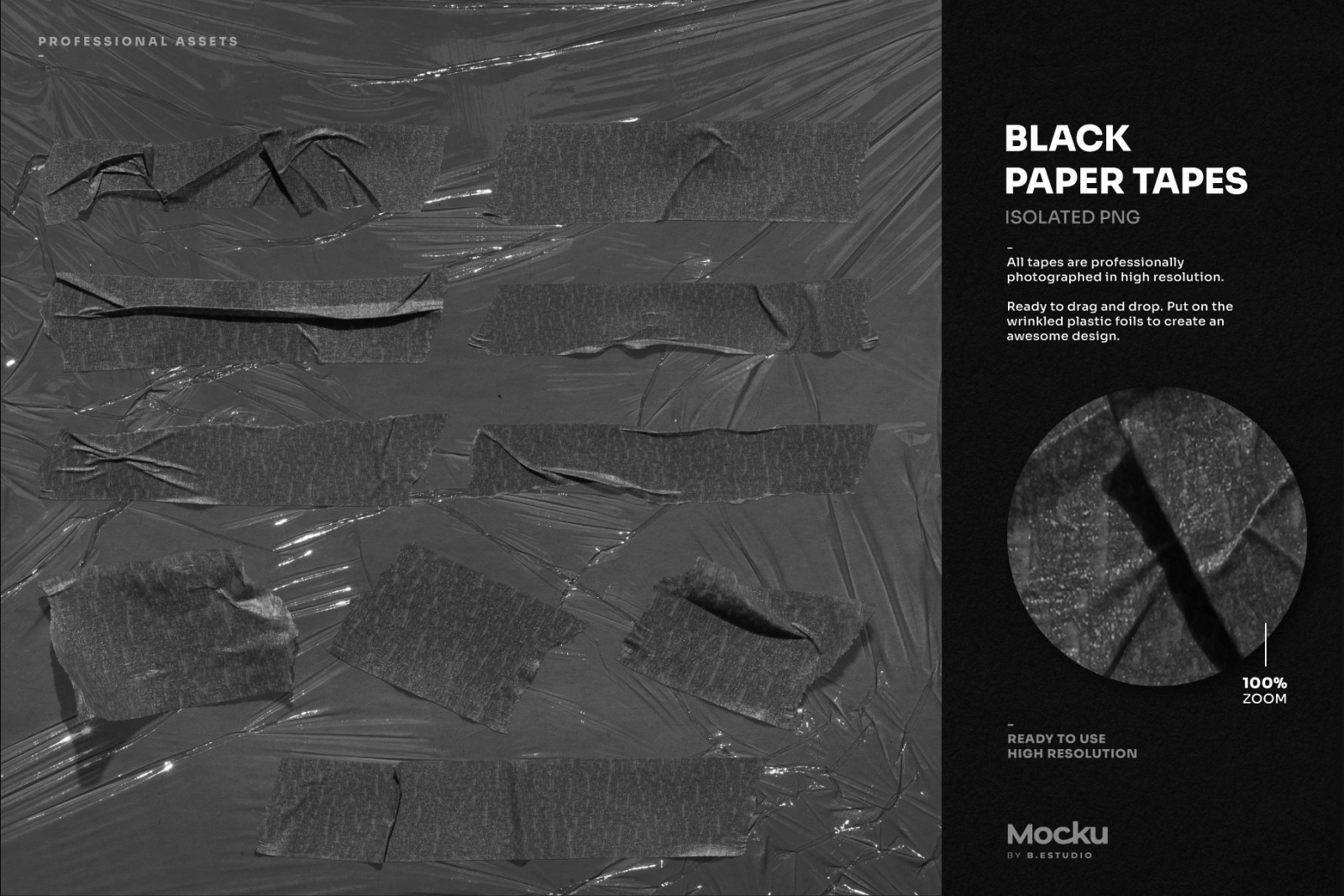 Plastic Foil Mockups &amp; Textures