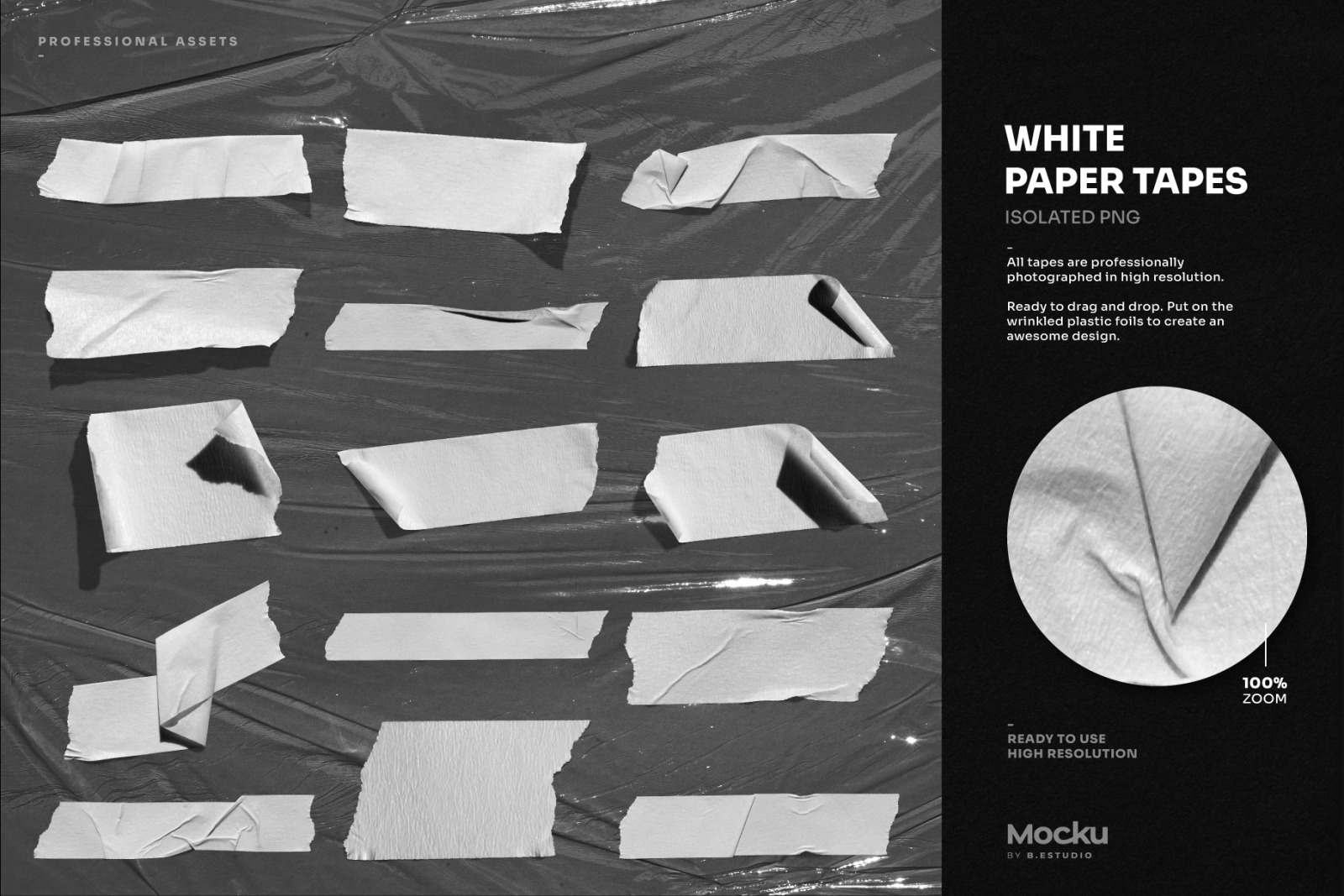 Plastic Foil Mockups & Textures Plastic Foil Mockups & Textures