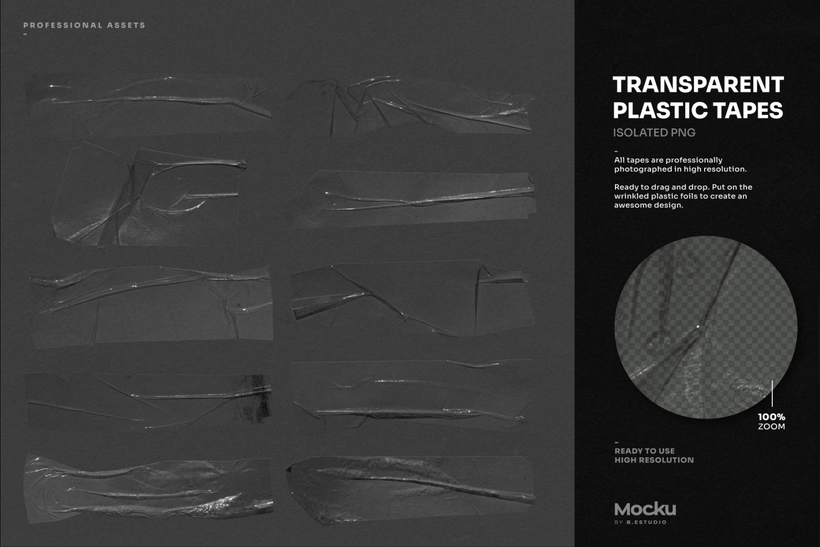 Plastic Foil Mockups &amp; Textures